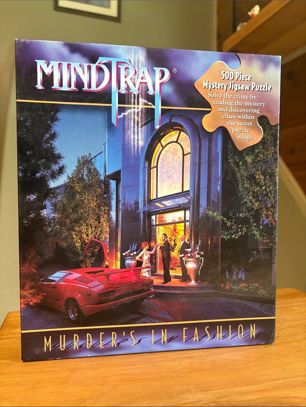 1996 MindTrap Mystery Puzzle - 500 Piece Jigsaw - Murder's In Fashion